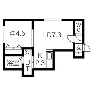 ヴィバーチェ麻生【2階】の間取り