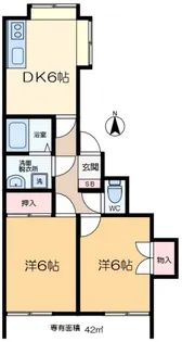 プレミアムハイツ【1階】の間取り