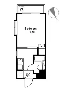 ハイタウン目黒【4階】の間取り