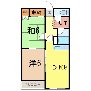 エステート423【2階】の間取り