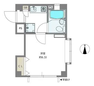 メゾン・ラフィーネ【1階】の間取り