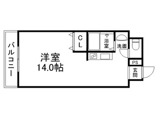コム・デ・ザンファン【3階】の間取り