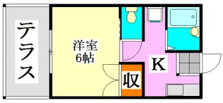 エクセル東船橋C棟【1階】の間取り