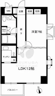 グランドメゾン飯田橋【2階】の間取り