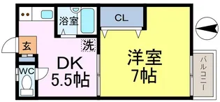 コーポエミネンス【3階】の間取り