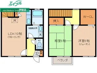 メゾンアークヒルI【1階】の間取り