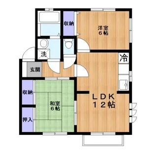 コートドール F棟【2階】の間取り