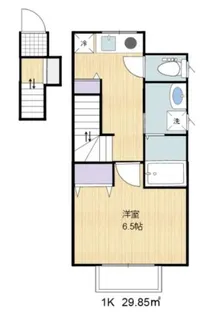 CCR-2018【2階】の間取り