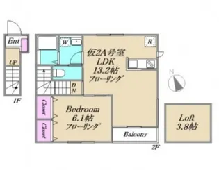 OLI OLI【2階】の間取り