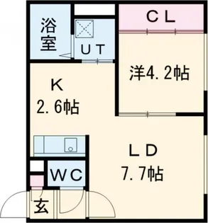 JB千歳II【3階】の間取り