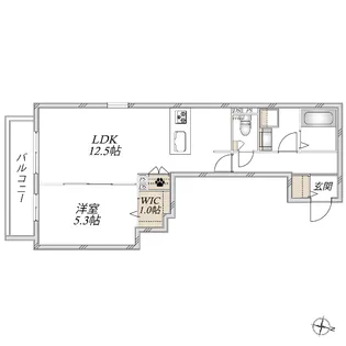 【へーベルメゾン】Maple Urawa【3階】の間取り
