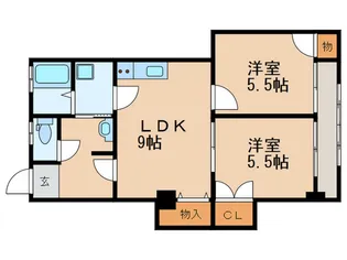 三家第一ビル【7階】の間取り