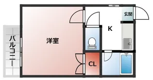 ミ・カーサ井尻【1階】の間取り