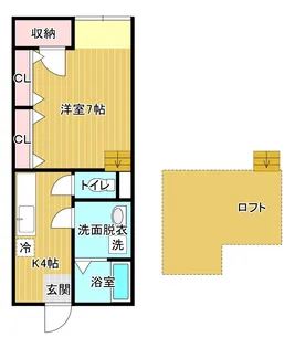 スモールランド21【1階】の間取り