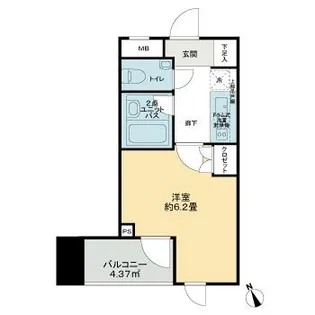 ピアース東京グレイスタワー【3階】の間取り