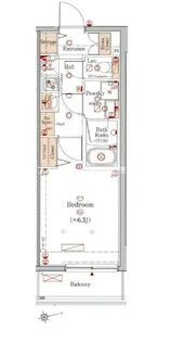 プレール・ドゥーク浅草IV【4階】の間取り