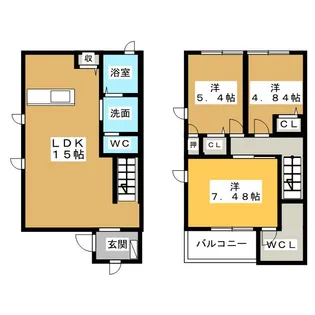 アネックス プレミールA【1階】の間取り