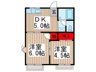 ベルゾ-ネ曙【2階】の間取り