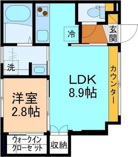 インテグラル ブリージョ【1階】の間取り