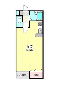 セイラBOX飯塚II【2階】の間取り