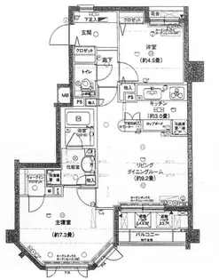 ガーデンホーム東品川海上公園(ガーデンホームヒガシシナガワカイジョウコ【8階】の間取り