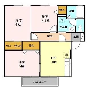 グランドヴィラ【2階】の間取り