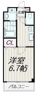 サンクレスト荏原中延【1階】の間取り