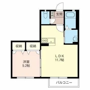 東屋 輝【2階】の間取り