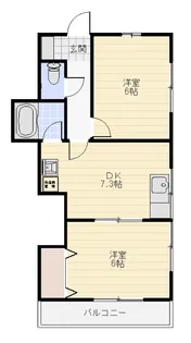 ベルメゾン【2階】の間取り