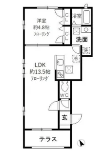 ラ・エスポワール西荻窪【1階】の間取り