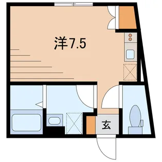 アヴェニール・エスト【1階】の間取り