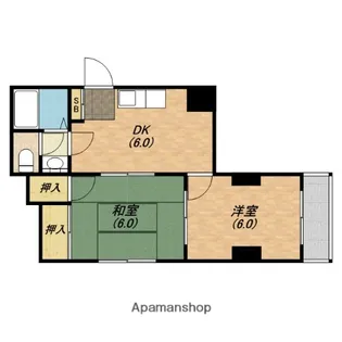 シャトーローヤル【4階】の間取り