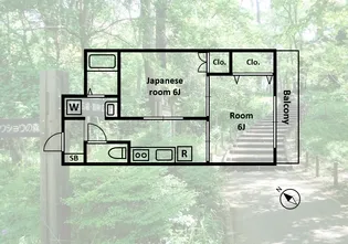 丸福マンション【5階】の間取り
