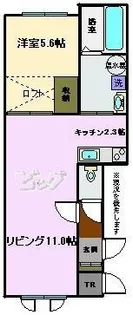 カーサクオーレ滝川【2階】の間取り