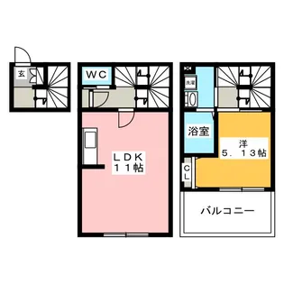 culfe【2階】の間取り