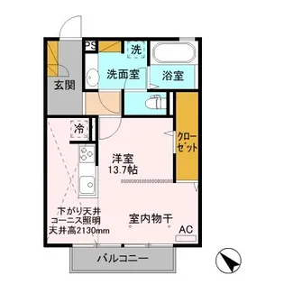 ラフィナス【2階】の間取り