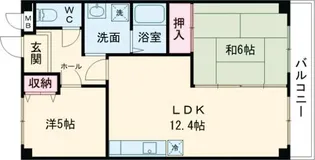 WESTヒルズ忠岡【2階】の間取り