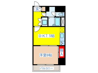 グランドステージ北野【3階】の間取り
