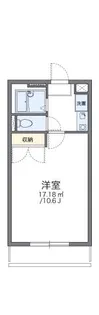 レオパレスカンフォート1st【2階】の間取り