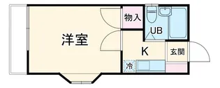 第2フジヒルズ【1階】の間取り