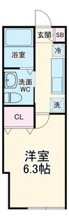 VAU house 蘇我【1階】の間取り