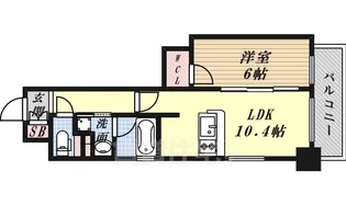 エステムプラザ名古屋D.C.2027【9階】の間取り