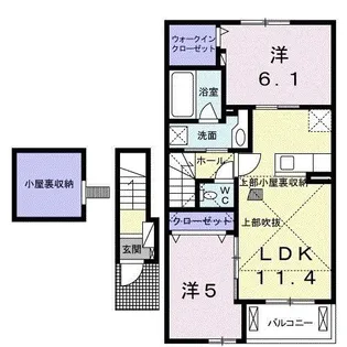 グランツ IV【2階】の間取り