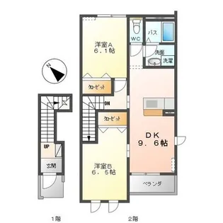 ノルン【1階】の間取り