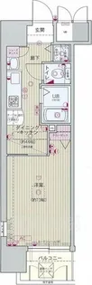 エステムコート京都河原町プレジール【5階】の間取り