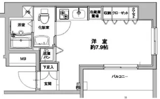 ドルチェ東京府中弐番館【7階】の間取り