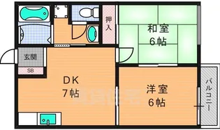 アメニティ高田【1階】の間取り