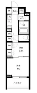 セジョリ高井戸【1階】の間取り