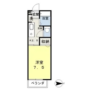ラフォーレ津高【2階】の間取り