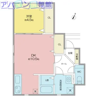 Maison de Rich 上近江【1階】の間取り